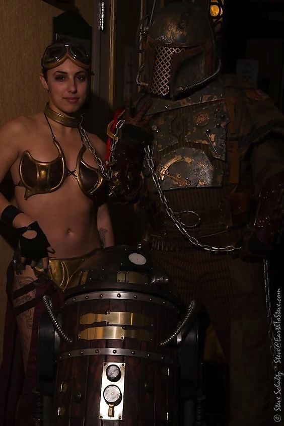 Star Wars Steampunk Slave Leia  3