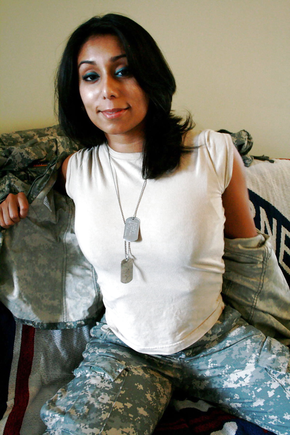 Tattoed hot soldier slowly strips off uniform 20