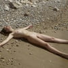 Dutch goddess, naked on beach 24