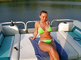 Busty Babe on a boat 19